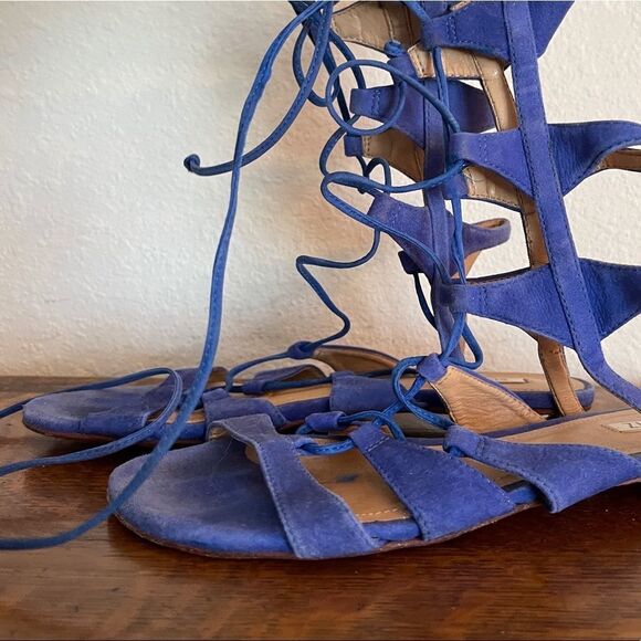Schutz Lace Up Sandals - Picture 2 of 7